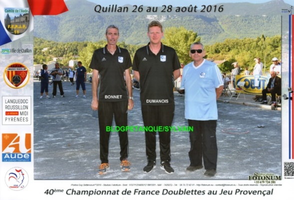 Tous les joueurs qualifiés au Championnat de France doublettes au Jeu Provençal de 1977 à 2023