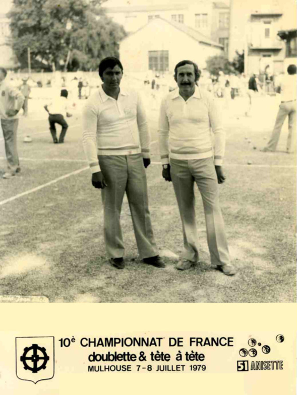 Tous les joueurs qualifiés au Championnat de France doublettes de 1970 à 2023