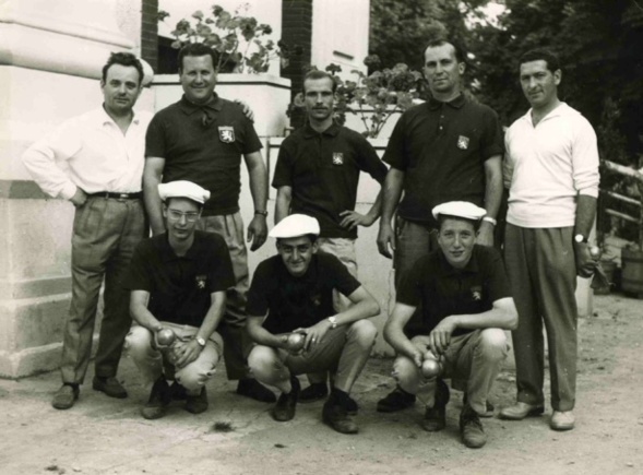1961 championnat de France triplettes à BEZIERS 1961 championnat de France triplettes à BEZIERS