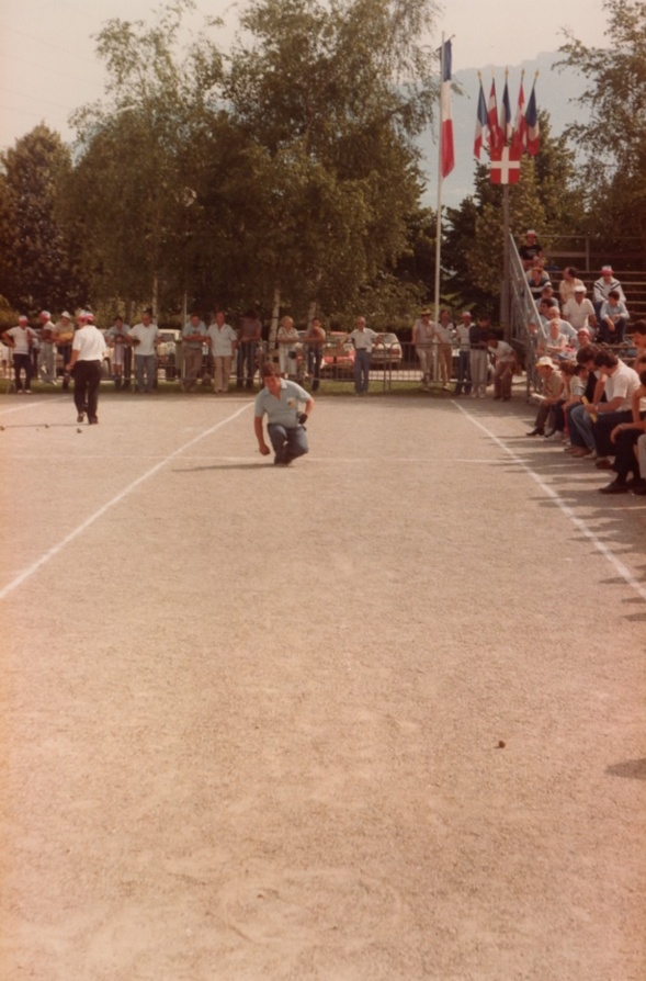 Michel au championnat de France individuel 1982 à CHAMBERY