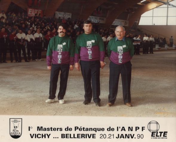 L' équipe du 06 CARLIN - ARMANDO - CHECCONI à la finale de l' A.N.P.F. 1990
