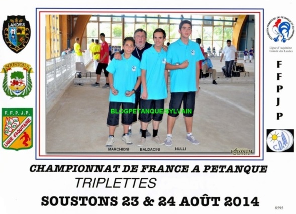 L'année 2014 à la Pétanque