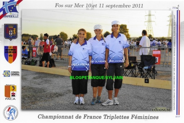 Les vices championnes triplettes du 06 Les vices championnes triplettes du 06