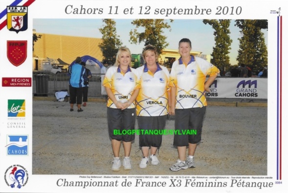 L'année 2010 à la Pétanque
