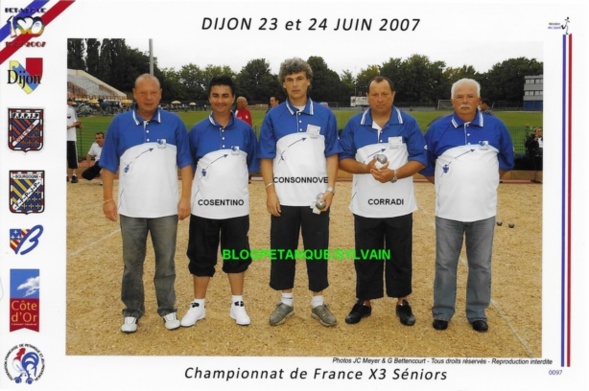 L'année 2007 à la Pétanque L'année 2007 à la Pétanque