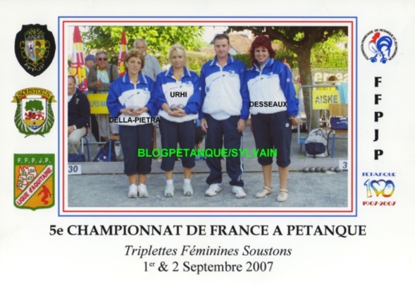 L'année 2007 à la Pétanque