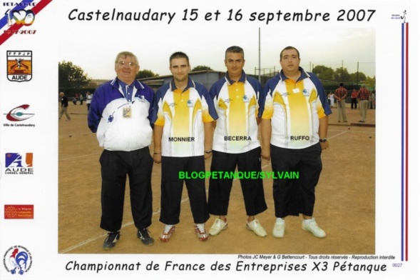 L'année 2007 à la Pétanque