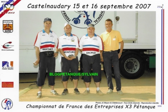 L'année 2007 à la Pétanque L'année 2007 à la Pétanque
