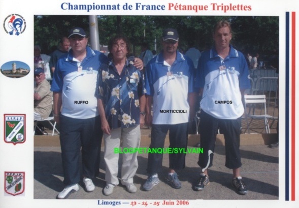 L'année 2006 à la Pétanque