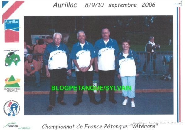 L'année 2006 à la Pétanque