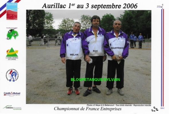 L'année 2006 à la Pétanque