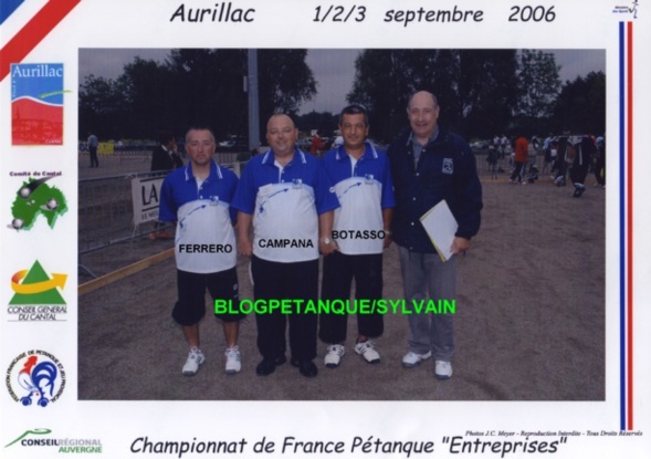 L'année 2006 à la Pétanque