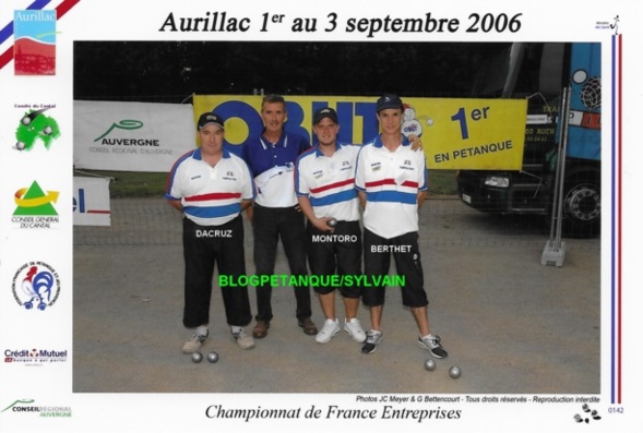 L'année 2006 à la Pétanque