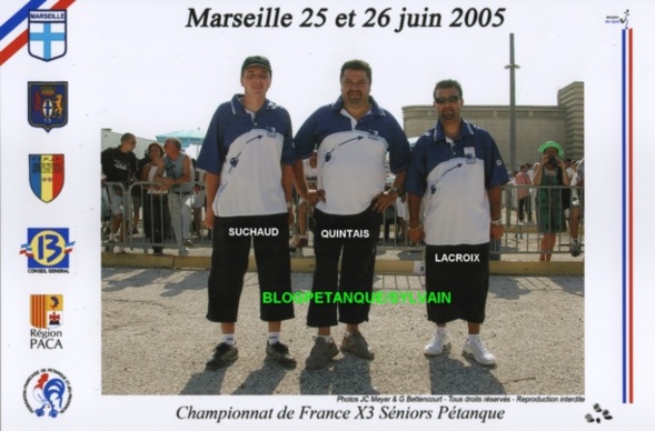 Les champions triplettes du 06