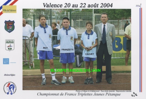 L'année 2004 à la Pétanque