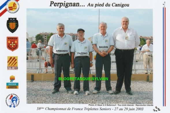 L'année 2003 à la Pétanque