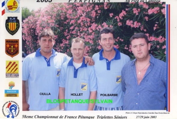 L'année 2003 à la Pétanque