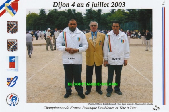 L'année 2003 à la Pétanque