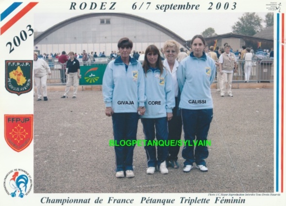 L'année 2003 à la Pétanque