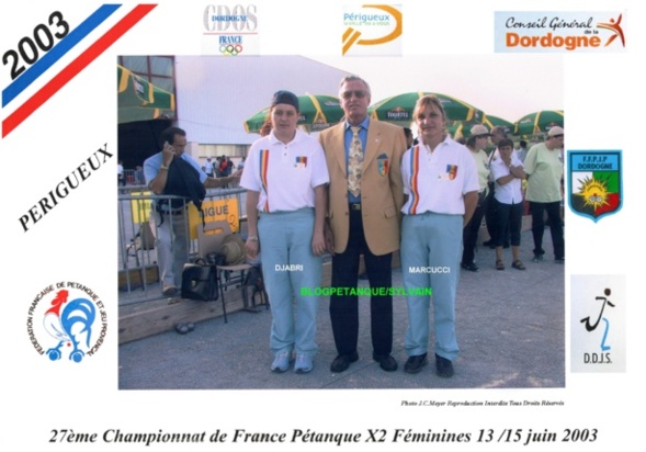 L'année 2003 à la Pétanque