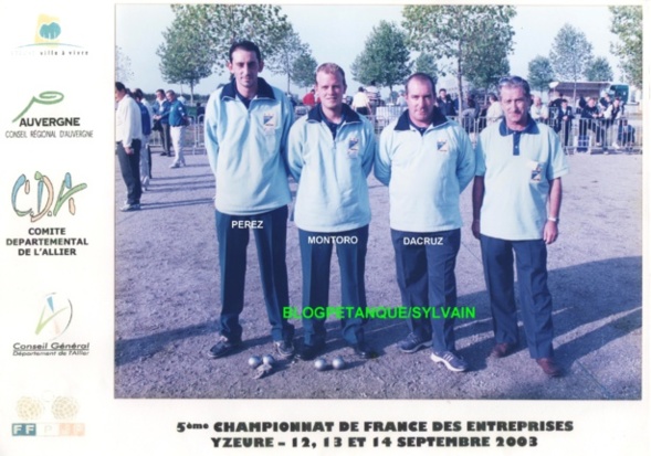 L'année 2003 à la Pétanque