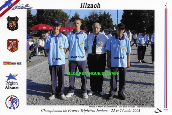 L'année 2003 à la Pétanque