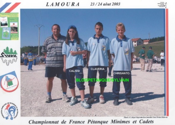 L'année 2003 à la Pétanque