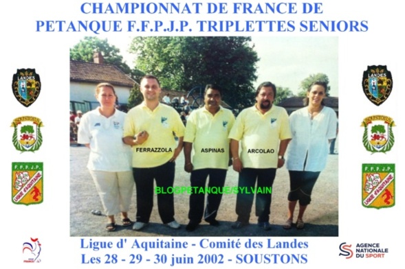 L'année 2002 à la Pétanque