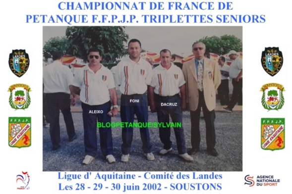 L'année 2002 à la Pétanque