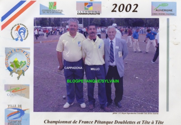 L'année 2002 à la Pétanque