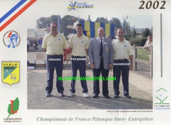 L'année 2002 à la Pétanque