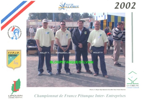 L'année 2002 à la Pétanque