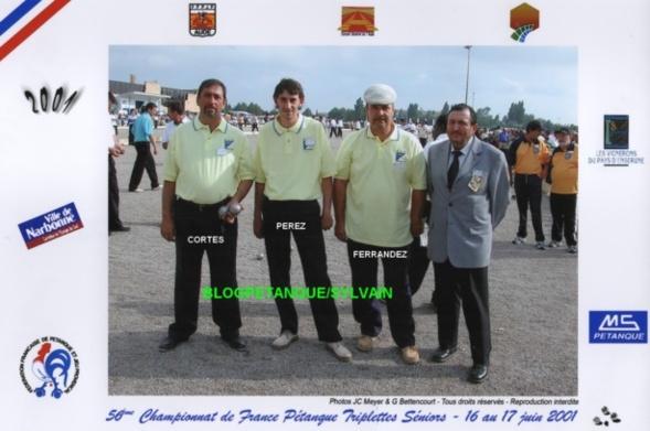 L'année 2001 à la Pétanque