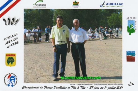 L'année 2001 à la Pétanque