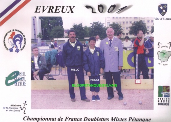 L'année 2001 à la Pétanque L'année 2001 à la Pétanque