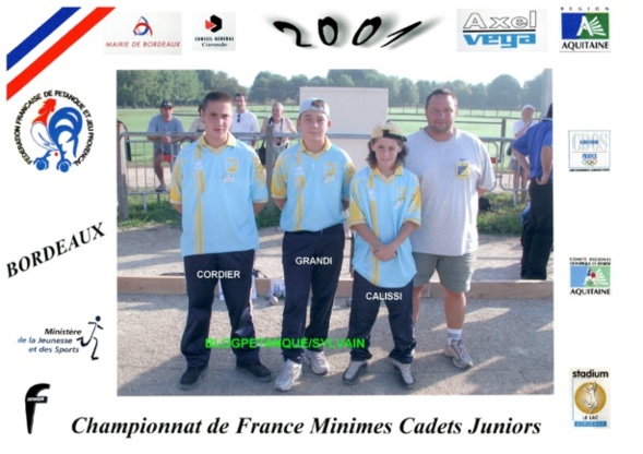 L'année 2001 à la Pétanque