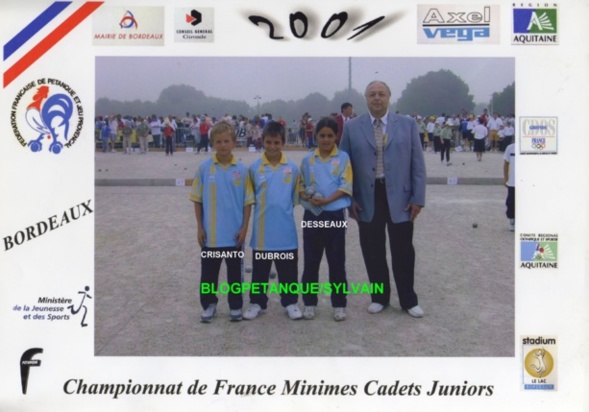 L'année 2001 à la Pétanque L'année 2001 à la Pétanque