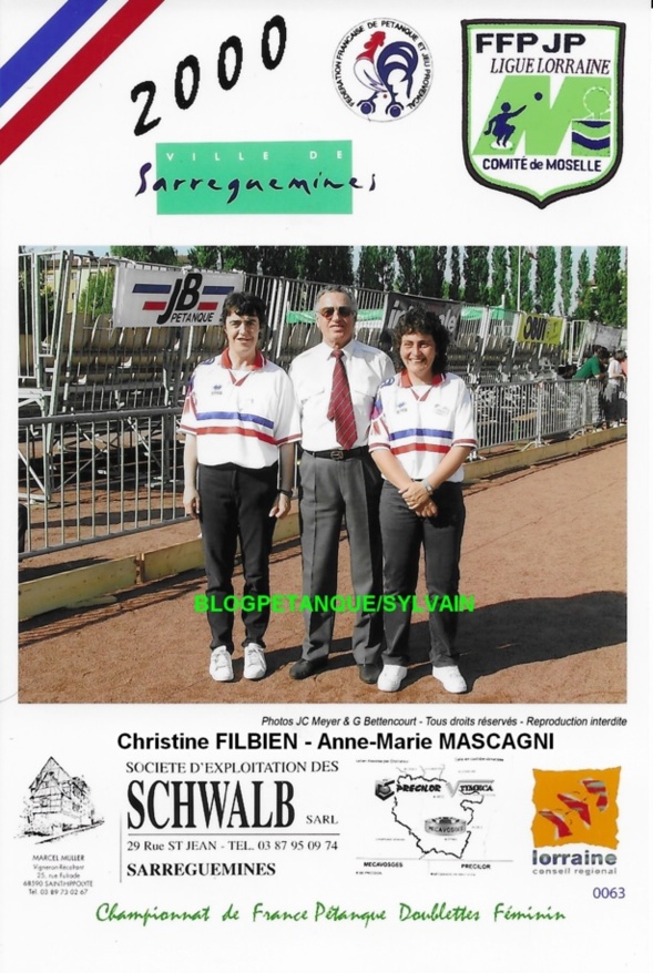 L'année 2000 à la Pétanque