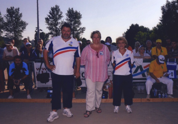 Les champions de France mixte 2008  Philippe QUINTAIS et Anne-Marie DELLA-PIETRA