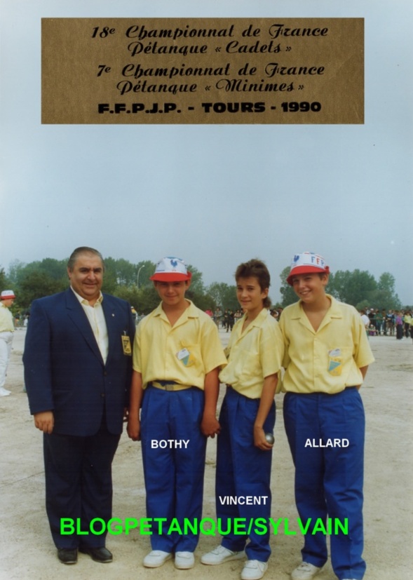 L'année 1990 à la Pétanque