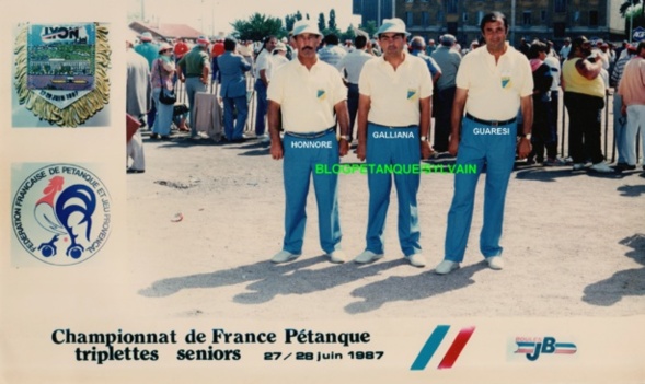L'année 1987 à la Pétanque