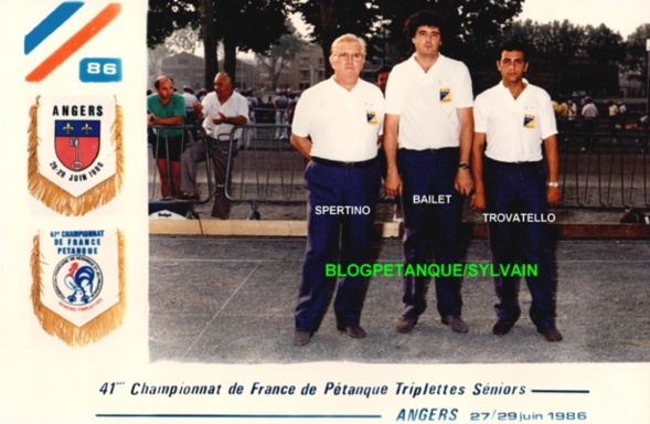 L'année 1986 à la Pétanque