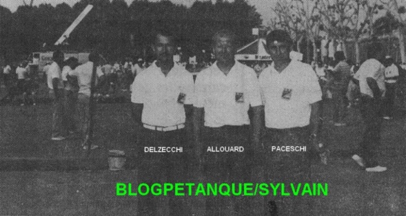 L'année 1986 à la Pétanque