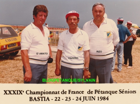 L'année 1984 à la Pétanque