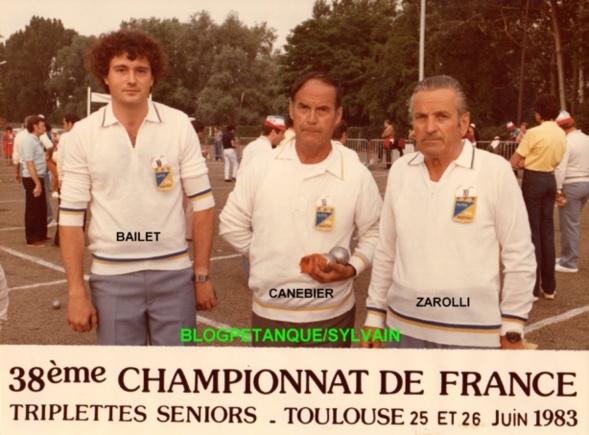 L'année 1983 à la Pétanque L'année 1983 à la Pétanque