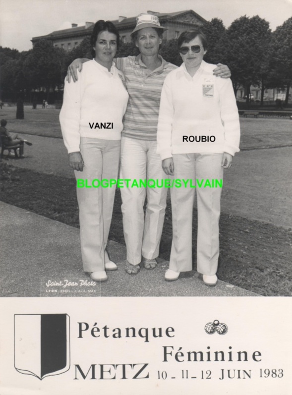 L'année 1983 à la Pétanque L'année 1983 à la Pétanque