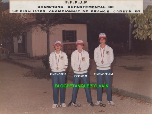 L'année 1983 à la Pétanque L'année 1983 à la Pétanque