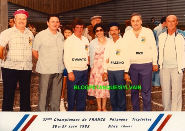 L'année 1982 à la Pétanque