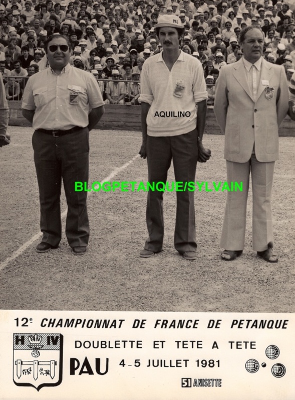 L'année 1981 à la Pétanque