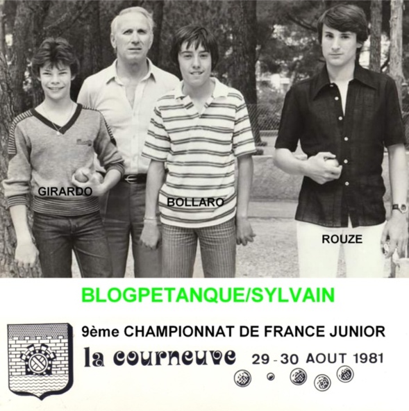 L'année 1980 à la Pétanque L'année 1980 à la Pétanque